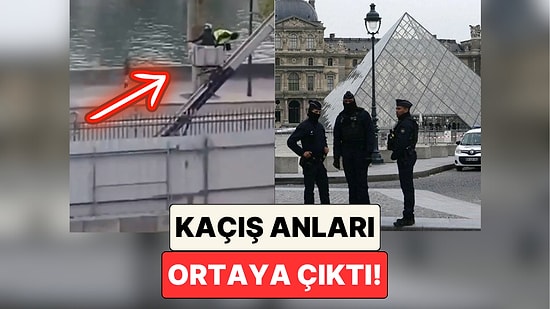 Merdiven Dayayıp Çıkmışlardı: Louvre Müzesi'ni Soyan Hırsızların Kaçış Anlarının Görüntüleri Ortaya Çıktı