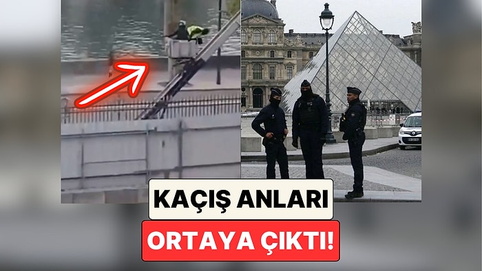 Merdiven Dayayıp Çıkmışlardı: Louvre Müzesi'ni Soyan Hırsızların Kaçış Anlarının Görüntüleri Ortaya Çıktı