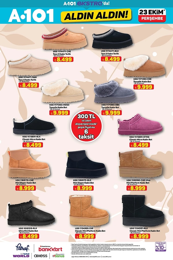 UGG Çeşitleri