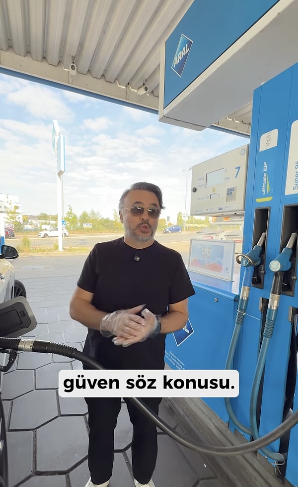 Sosyal medyada videolarıyla sık sık viral olan bir içerik üreticisi, Almanya'daki benzin istasyonlarında neden pompacı olmadığını açıkladı.