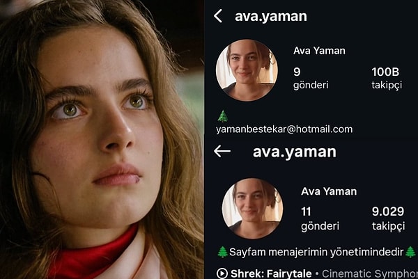 Yalnızca 2 bölümü yayınlanan Taşacak Bu Deniz'le beraber çok popüler olan Ava Yaman'ın Instagram'ı 100 binleri geçti.