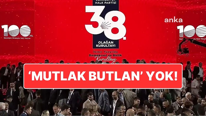 CHP’nin Kurultay Davası Reddedildi: "Dava Konusuz Kaldı"