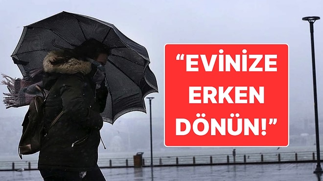 İstanbul'da Okullara Yağmur Engeli: Uzmandan "Evinize Erken Dönün" Çağrısı