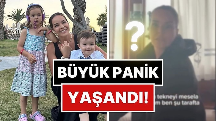 Bengü, Çocukları ve Kardeşleriyle Çıktığı Tekne Turunda Hortuma Yakalandı!