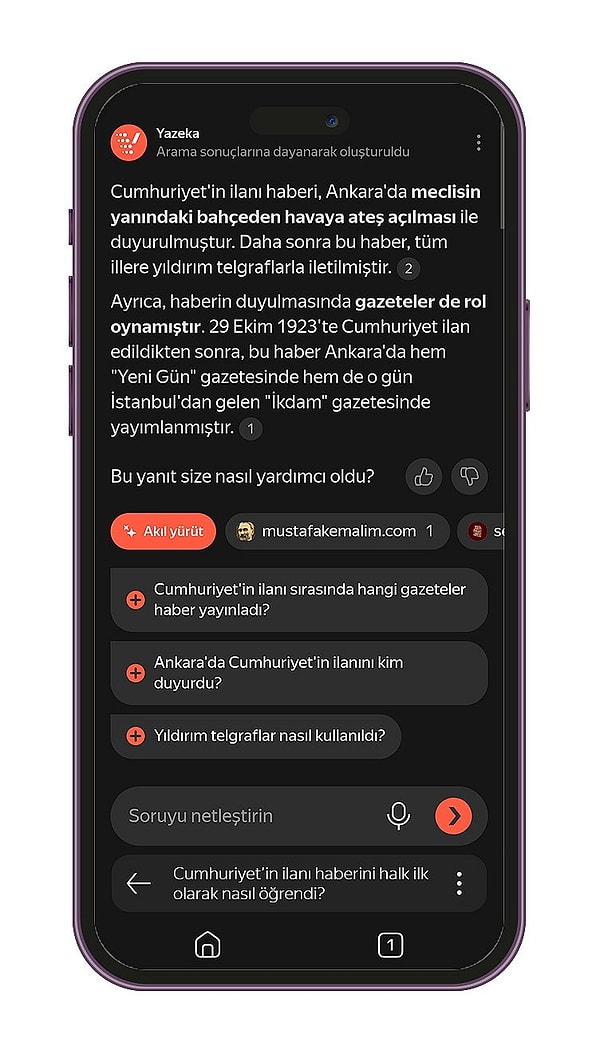 Atatürk Cumhuriyet'i tam olarak nasıl ilan etti?