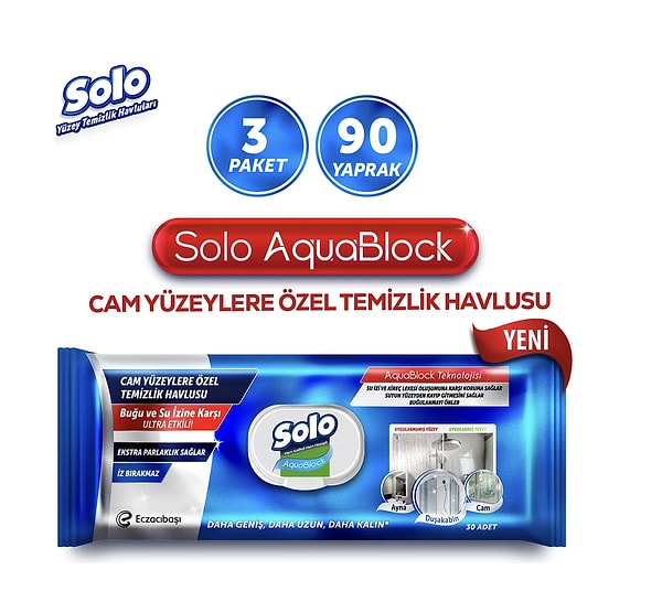 Temizlik ürünleri arasında herkesin radarında olan Yeni Solo Cam Yüzeylere Özel Temizlik Havlusu, 2 al 1 öde fırsatıyla öne çıkıyor.
