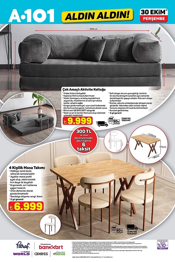 Çok Amaçlı Aktivite Koltuğu 9.999 TL