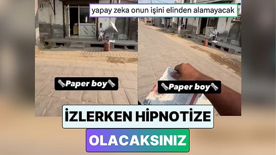 Hindistan'da Bir Gazete Dağıtıcısının Yaptığı Nokta Atışı Teslimatları İzlerken Hipnotize Olacaksınız