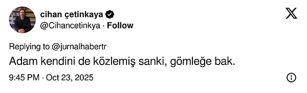 Abimiz patlıcan kebabına benziyor.