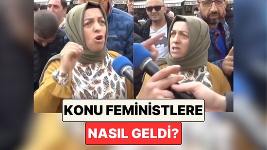 Sokak Röportajında Konuşan Bir Vatandaşın AKP'den Feministlere Hızlı Bir Geçiş Yaptığı İlginç Gündem Yorumu