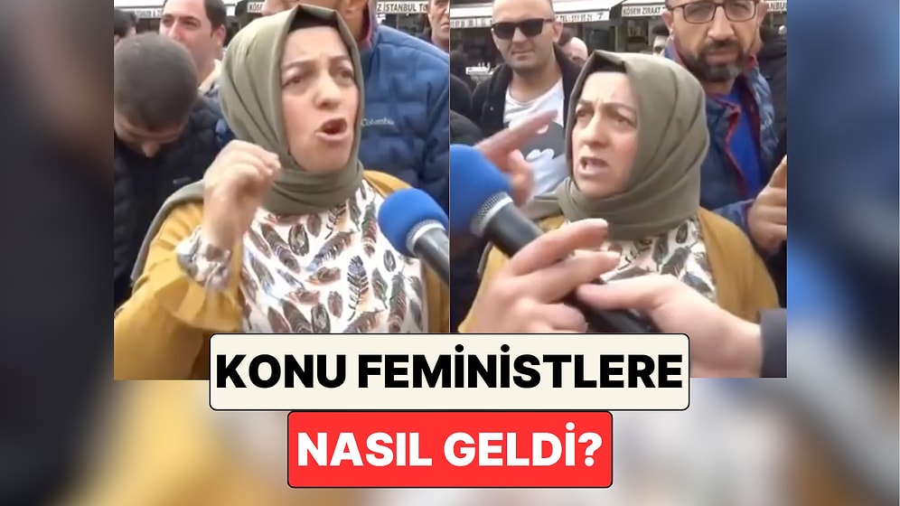 Sokak Röportajında Konuşan Bir Vatandaşın AKP'den Feministlere Hızlı Bir Geçiş Yaptığı İlginç Gündem Yorumu