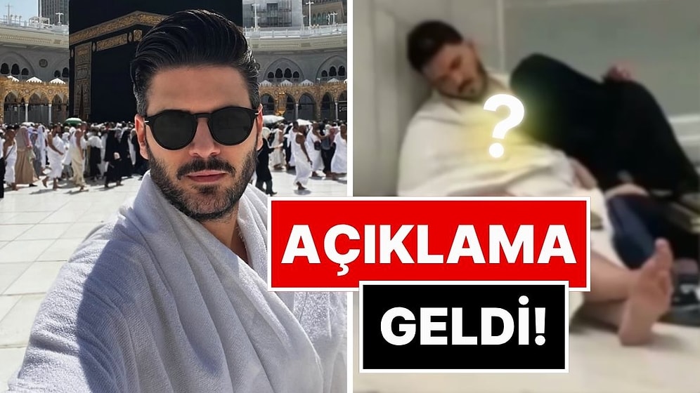 Umre'de Kur'an Okurken Uyuyakaldığı Pozlar Yayılmıştı: Tolgahan Sayışman'dan Açıklama Geldi!
