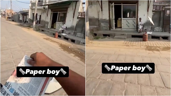 Watching a Newspaper Deliveryman Make His Precise Deliveries in India Will Hypnotize You