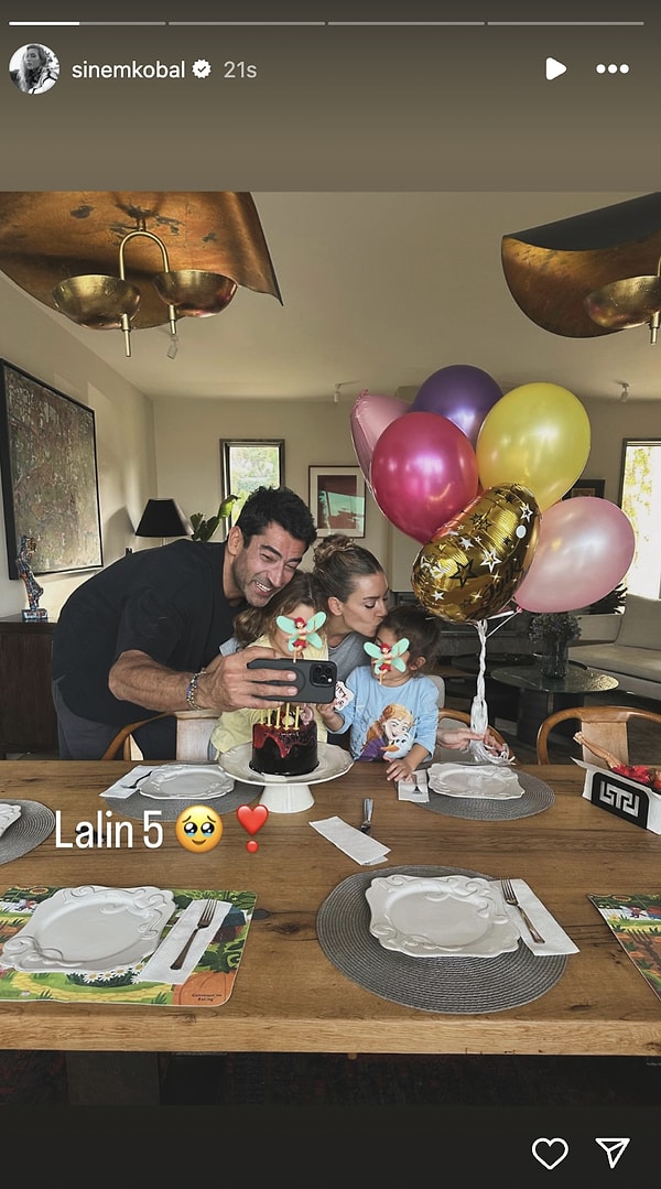 This time, our couple caught attention with a photo from their daughter Lalin's birthday.