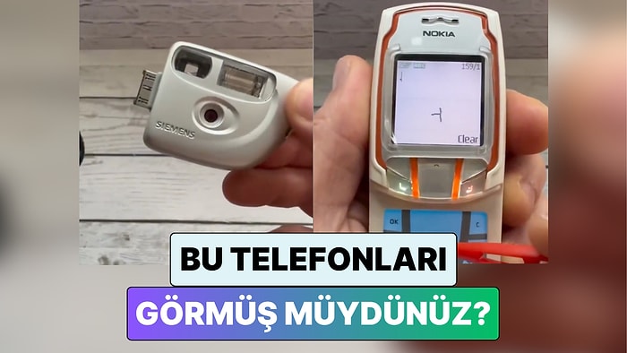 Bir Sosyal Medya Kullanıcısı Özgün Tasarımlara Sahip Koleksiyonluk Eski Telefonlarını Paylaştı