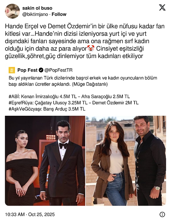 İşte o tweet 👇