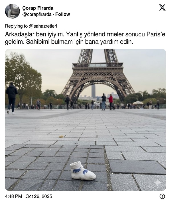 Fakat yanlış tariflerle yolunu şaşırdı :)