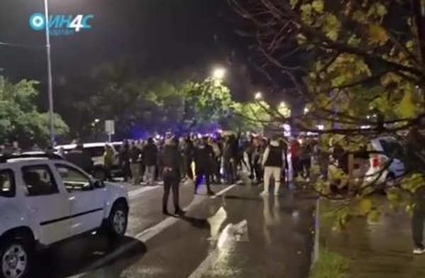 Protests were staged in the country following an incident involving two Turkish citizens.