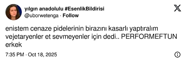 Bir de vegan seçenek olmalıydı.