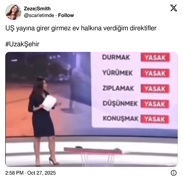 Uzak Şehir kırmızı çizgimiz...