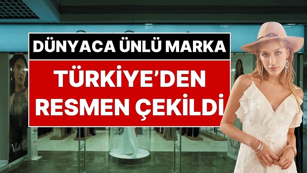 Dünyanın En Büyük Gelinlik Markalarından Oleg Cassini Türkiye’den Resmen Çekildi