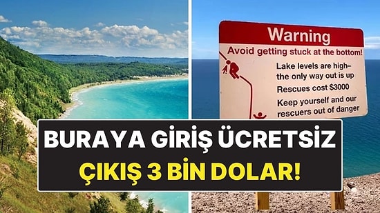 Girişin Ücretsiz Çıkışın 3.000 Dolar Olduğu İlginç ABD Sahili