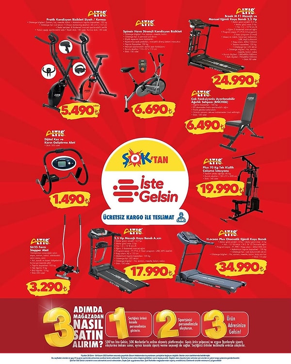 Dijital Kas ve Karın Geliştirme Aleti 1.490 TL