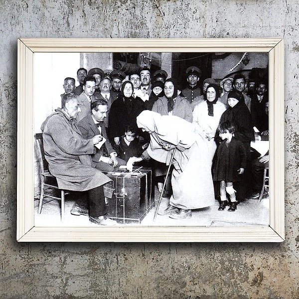 7. 1930’lu yıllar, kadınlar oy kullanırken…