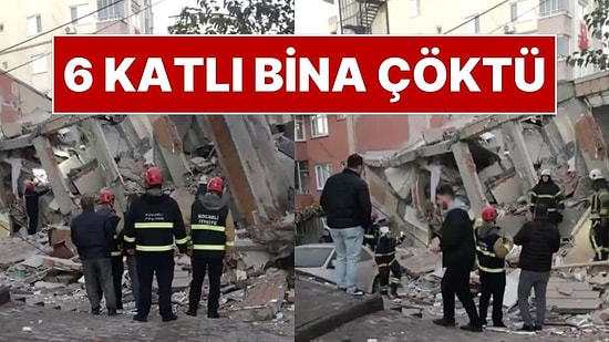 Gebze'de 6 Katlı Bina Çöktü: Çok Sayıda Ekip Bölgede!