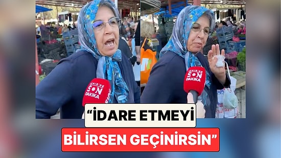 Haftada 1000 TL Harcayarak Et de Dahil Tüm İhtiyaçlarını Karşıladığı Söyleyen Teyze Geçim Dersi Verdi