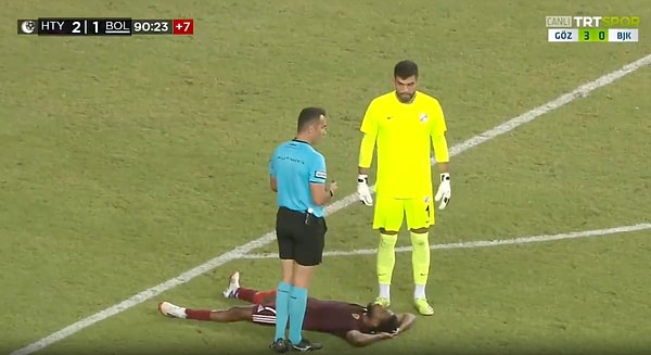 PFDK'ya sevk edilen hakem Yunus Dursun'un tartışmalara neden olan kararının olduğu pozisyon yeniden gündemde!