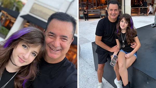 Melisa, who gathered with her father and sisters on her birthday, also drew attention with her new style.