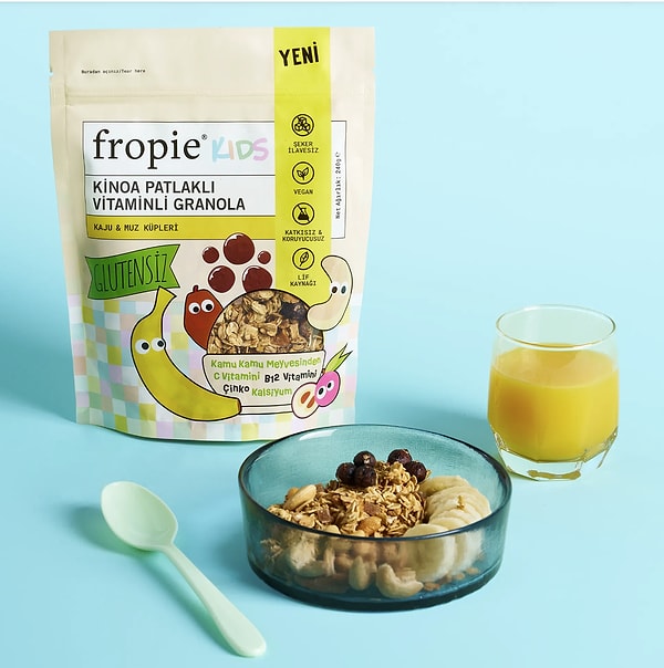 Kids Granola - Kaju & Muz Küpleri 240gr x 3 Adet