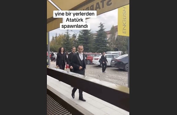 "Oha Atatürk geçiyor"