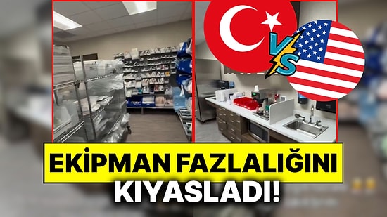 ABD’de Hastanede Çalışan Türk Ülkemizle Kıyasladı: “Türkiye’deki Malzemelerin Üçte Biri Bile Kullanılmıyor”