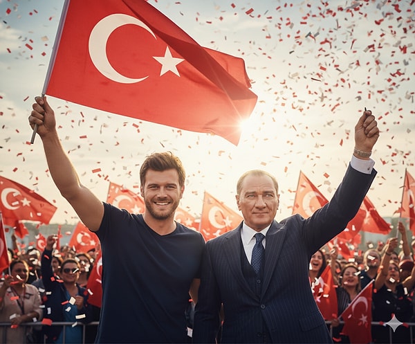 Mustafa Kemal Atatürk ve Kıvanç Tatlıtuğ