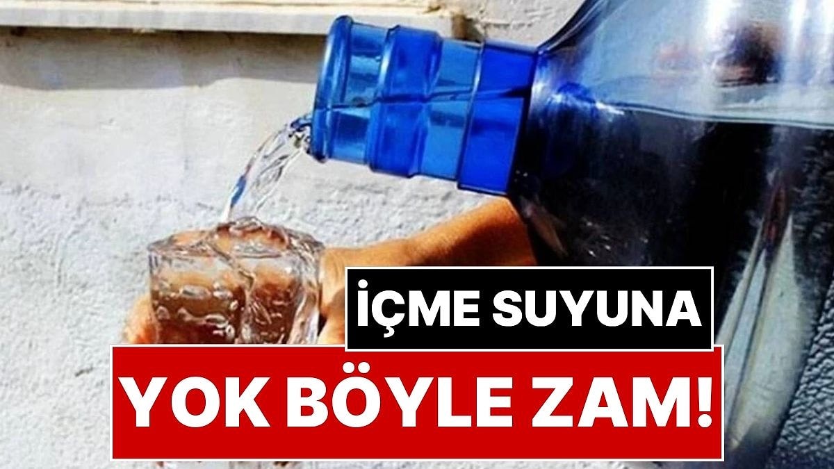 Damacana Suya Zam Geldi: İstanbul’da Damacana Su 190 TL Oldu