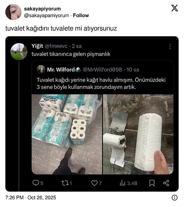 Tuvalet kağıdının nereye atılması gerektiği konusu, hem hijyen hem de çevre açısından sanıldığından daha önemli.