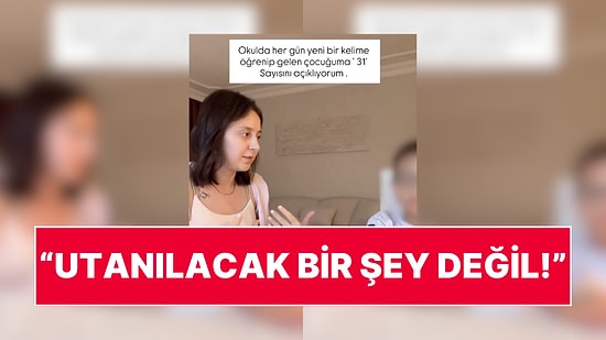 Bir Anne "31 Nedir?" Diye Soran Küçük Oğluna Açıklama Yaptığı Anları Paylaştı