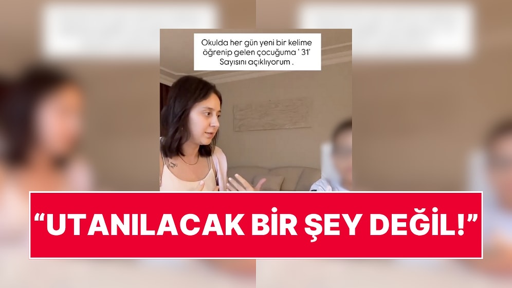 Bir Anne "31 Nedir?" Diye Soran Küçük Oğluna Açıklama Yaptığı Anları Paylaştı