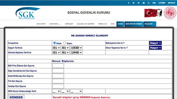 Sosyal Güvenlik Kurumu (SGK) Üzerinden Emeklilik Zamanı Sorgulama Nasıl Yapılır?