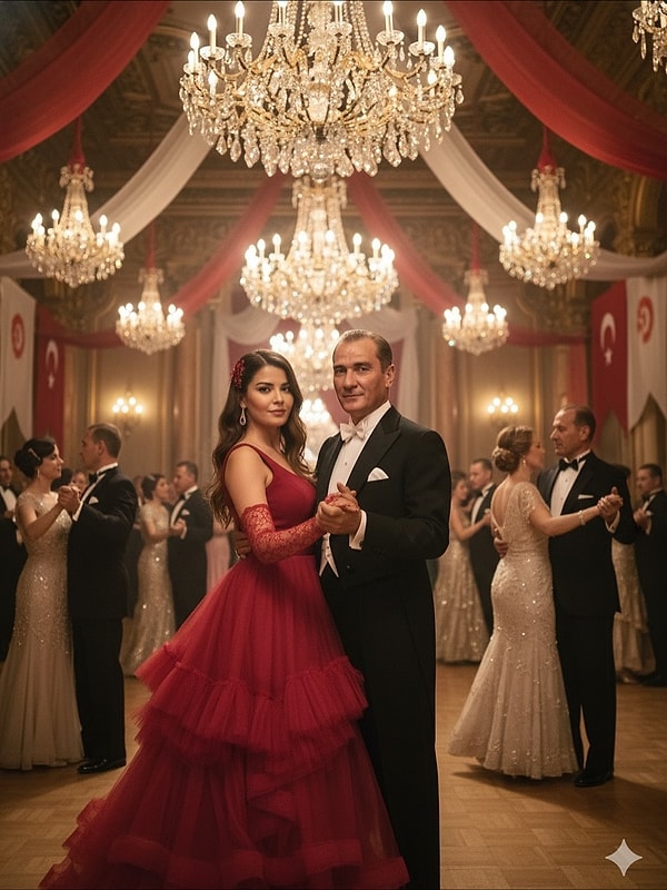 Bu görseller kendisini Cumhuriyet Balosu'na görmek isteyenler için en çok ilgi çeken çalışmalardan oldu.