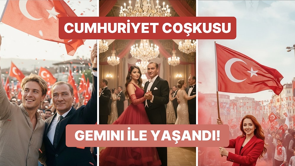 Bu 29 Ekim Yapay Zeka ile Bambaşka Kutlandı: Cumhuriyetimizin 102. Yılı Coşkusu Google Gemini ile Renklendi!