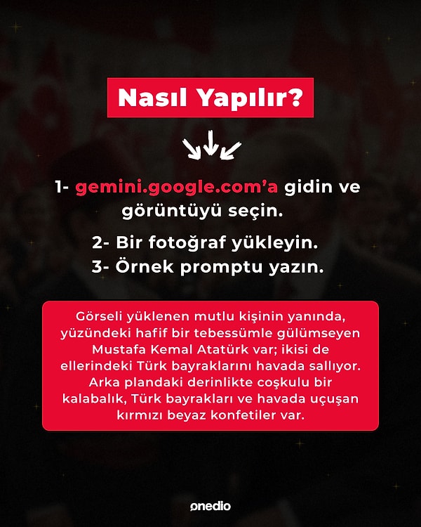 Gemini ile bu içerikleri oluşturmak çok kolay!