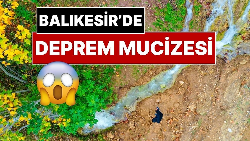 Balıkesir Sındırgı’da Deprem Mucizesi: 20 Yıl Önce Kuruyan Su Kaynağı Deprem Sonrası Akmaya Başladı