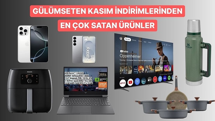 Amazon Gülümseten Kasım Fırsatlarında Günün En Çok Satılan İndirimli Ürünleri
