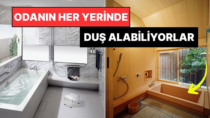 Japonya'nın Dünyanın Geri Kalanından Tamamen Farklı Bi' İlginç Banyo Sistemi: "Islak Oda"