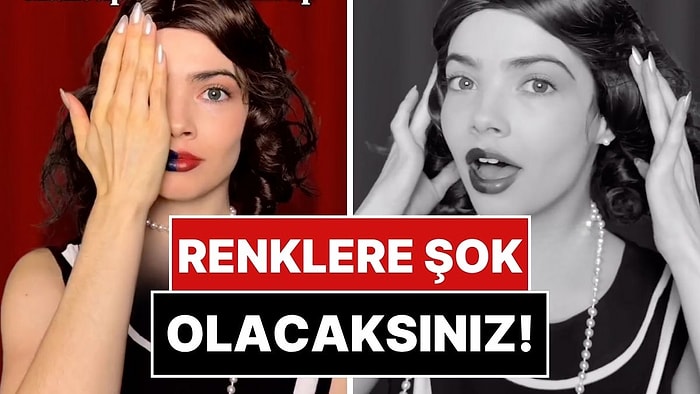 Bir İçerik Üreticisi 1930'lu Yıllarda Siyah Beyaz Filmlerde Uygulanan Makyaj Tekniğini Gösterdi!