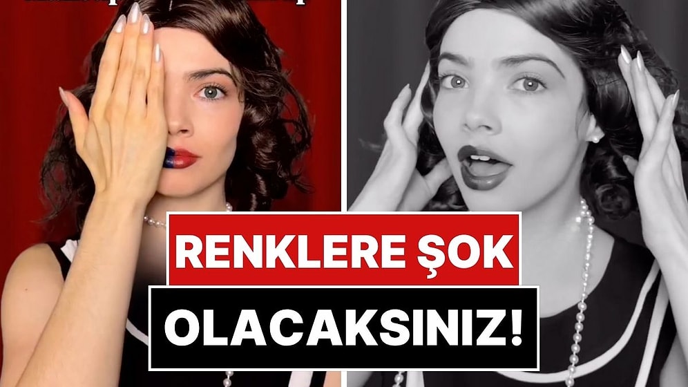 Bir İçerik Üreticisi 1930'lu Yıllarda Siyah Beyaz Filmlerde Uygulanan Makyaj Tekniğini Gösterdi!