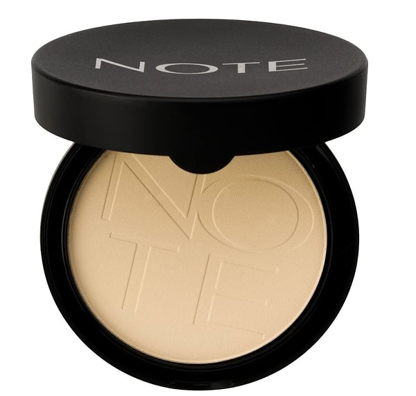Note Luminous Silk Compact Powder 02 Natural Beige Mat Bitişli Toz Yüz Pudrası